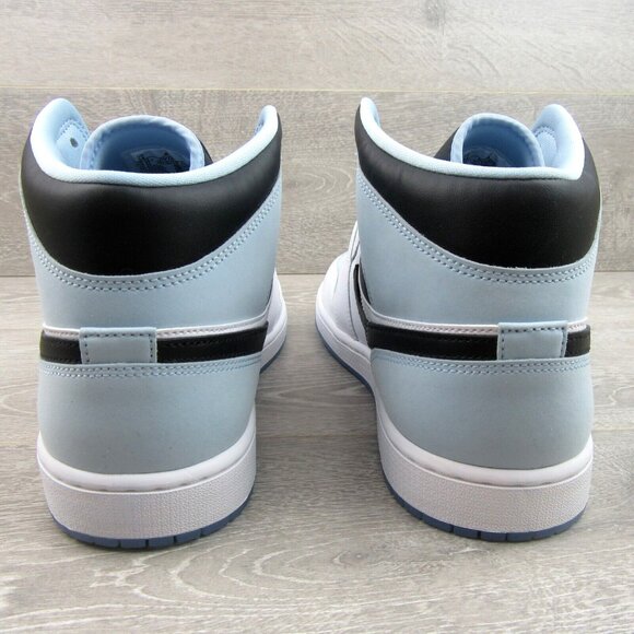Air Jordan 1 Mid SE Ice Blue Sneakers Men's Size 12 NEW - Picture 8 of 16